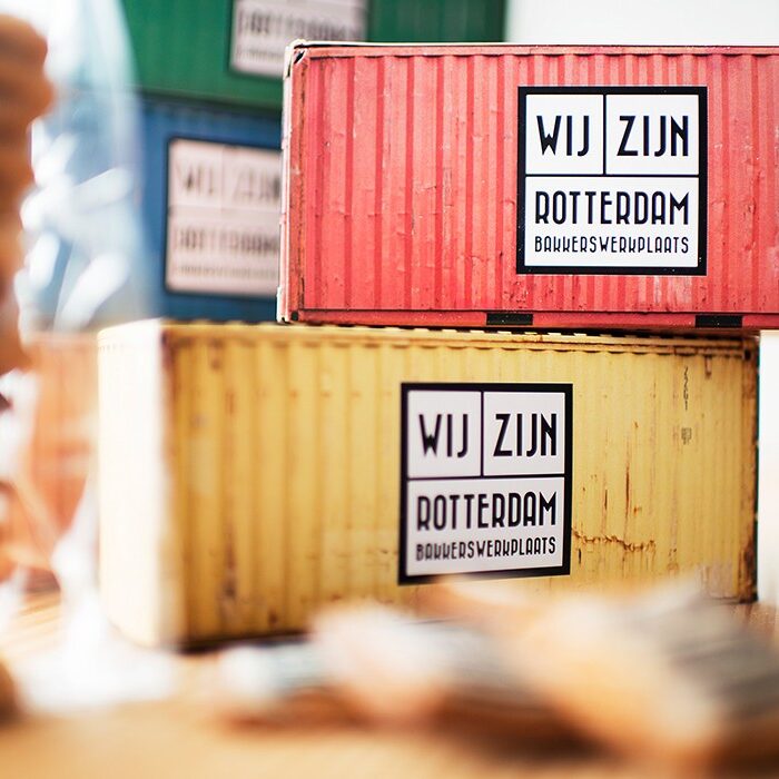 Koekjes met verpakking Wij Zijn Rotterdam