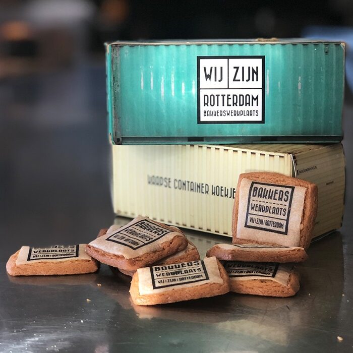 Koekjes met verpakking Wij Zijn Rotterdam