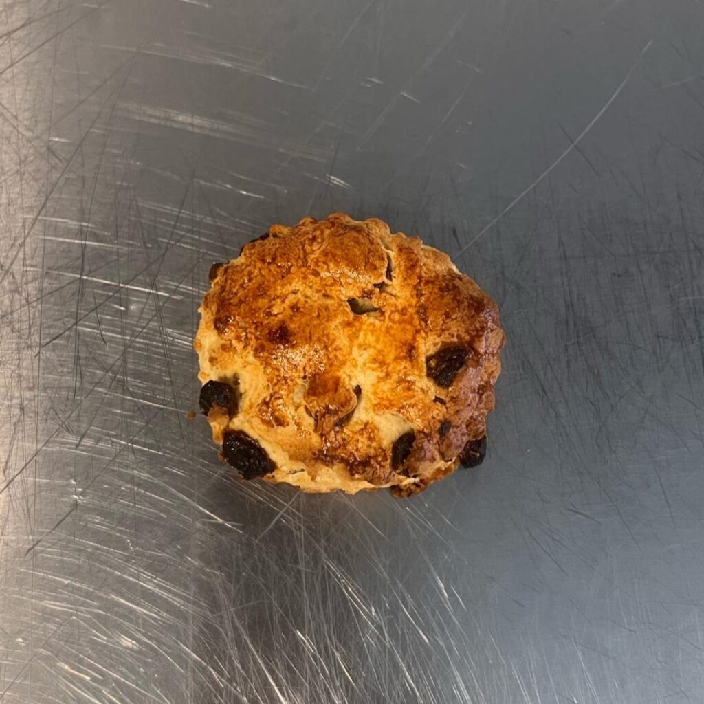 Bakkerswerkplaats rozijnen scone