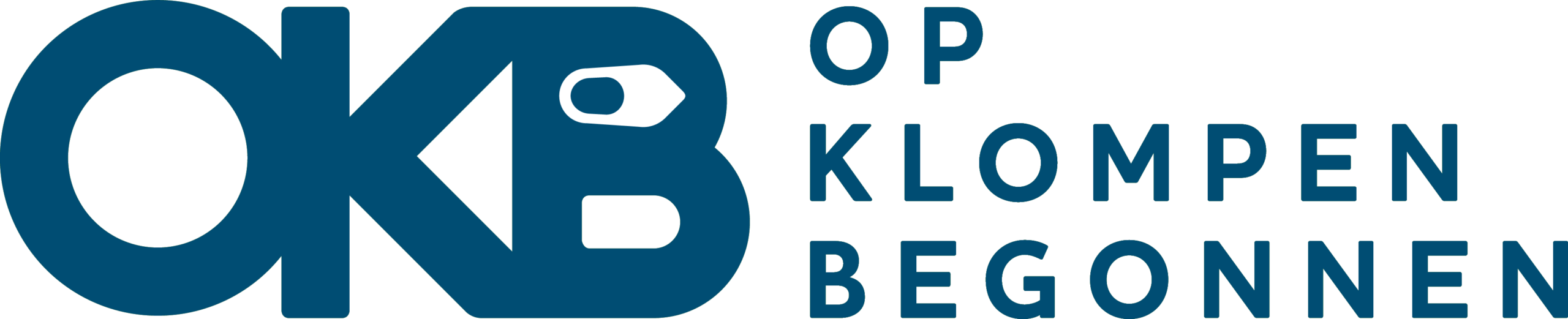 Logo Op Klompen Begonnen